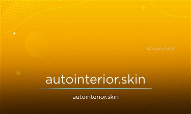 AutoInterior.skin - Creative brandable domain for sale