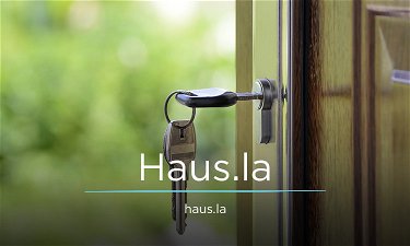 Haus.la - Creative brandable domain for sale