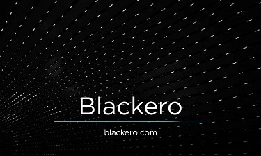 Blackero.com - Creative brandable domain for sale