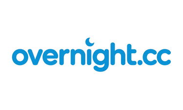 Overnight.cc - Creative brandable domain for sale