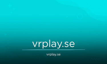 VRPlay.se - Creative brandable domain for sale