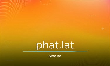 Phat.lat - Creative brandable domain for sale