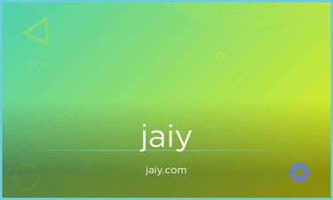 Jaiy.com - Creative brandable domain for sale
