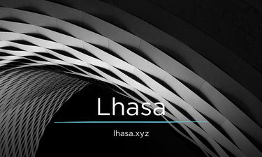 Lhasa.xyz - Creative brandable domain for sale