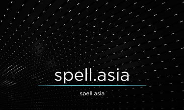 Spell.asia - Creative brandable domain for sale
