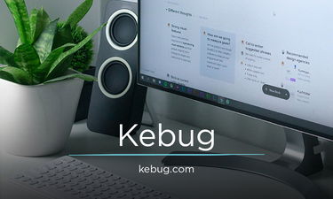 Kebug.com - Creative brandable domain for sale