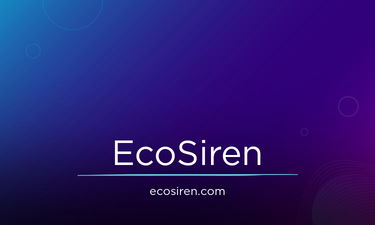 EcoSiren.com - Creative brandable domain for sale