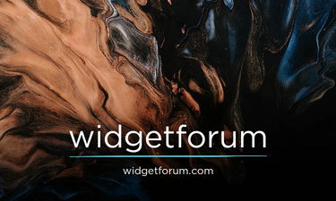 WidgetForum.com - Creative brandable domain for sale