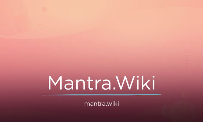mantra.wiki