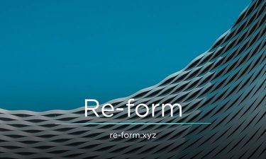 Re-form.xyz - Creative brandable domain for sale