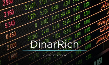 DinarRich.com - Creative brandable domain for sale