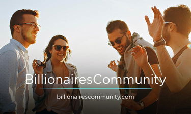 BillionairesCommunity.com - Creative brandable domain for sale