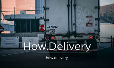 How.delivery - Creative brandable domain for sale