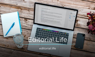 Editorial.Life - Creative brandable domain for sale