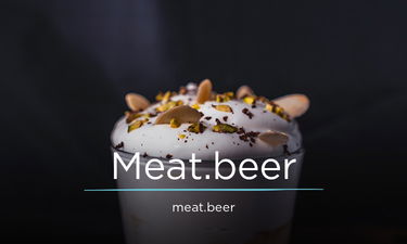 Meat.beer - Creative brandable domain for sale
