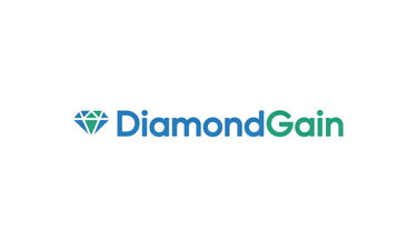 DiamondGain.com - Creative brandable domain for sale