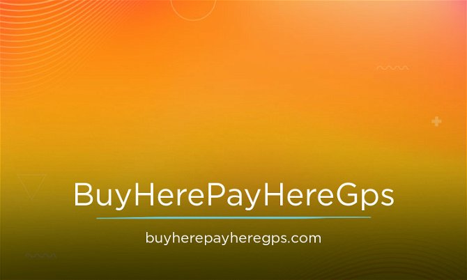 BuyHerePayHereGps.com