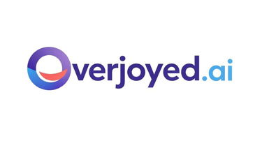 Overjoyed.ai - Creative brandable domain for sale