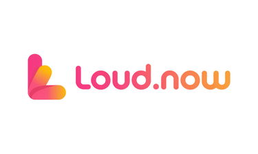 Loud.now - Creative brandable domain for sale