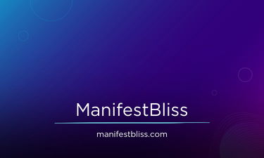 ManifestBliss.com - Creative brandable domain for sale