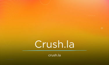 Crush.la - Creative brandable domain for sale