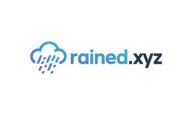 Rained.xyz - Creative brandable domain for sale