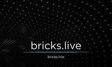 Bricks.live - Creative brandable domain for sale