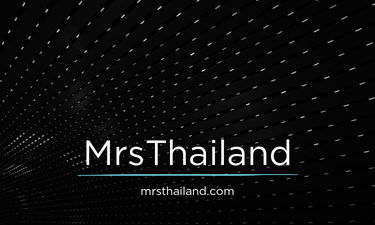 MrsThailand.com - Creative brandable domain for sale