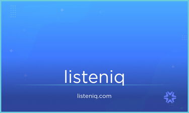ListenIQ.com - Creative brandable domain for sale