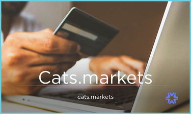Cats.markets - Creative brandable domain for sale