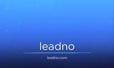 LeadNo.com - Creative brandable domain for sale