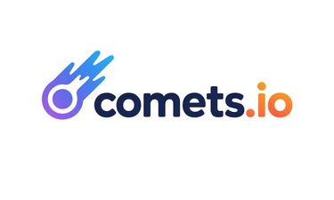 Comets.io - Creative brandable domain for sale