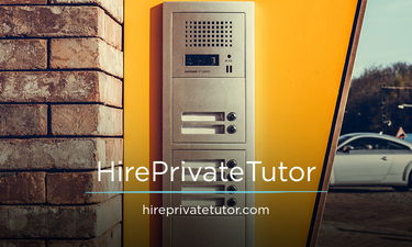 HirePrivateTutor.com - Creative brandable domain for sale