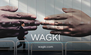 WAGKI.com - Creative brandable domain for sale