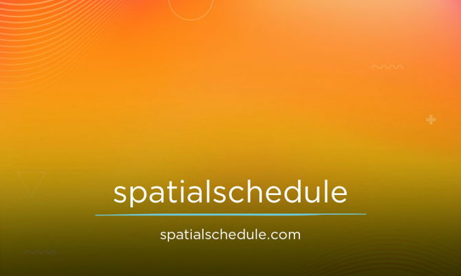 spatialschedule.com