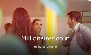 Millionaires.co.in - Creative brandable domain for sale