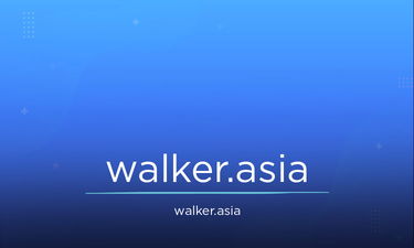 Walker.asia - Creative brandable domain for sale