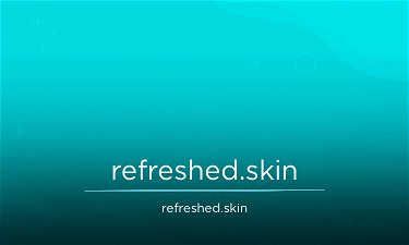 Refreshed.skin - Creative brandable domain for sale