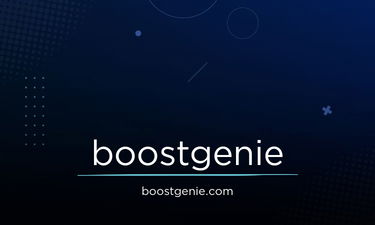 boostgenie.com - Creative brandable domain for sale