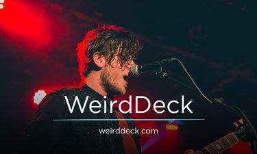 WeirdDeck.Com - Creative brandable domain for sale
