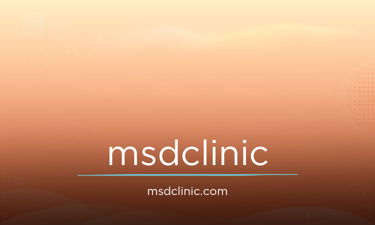 MSDClinic.com - Creative brandable domain for sale