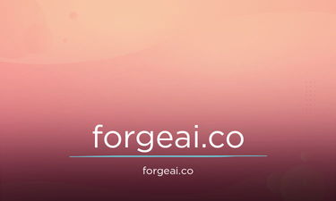 forgeai.co - Creative brandable domain for sale