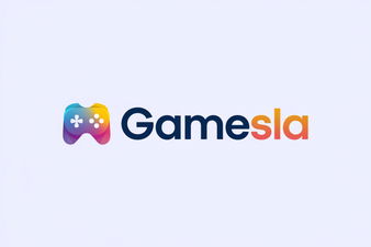 Gamesla.com - Creative brandable domain for sale