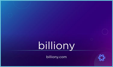 Billiony.com - Creative brandable domain for sale