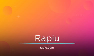 Rapiu.com - Creative brandable domain for sale