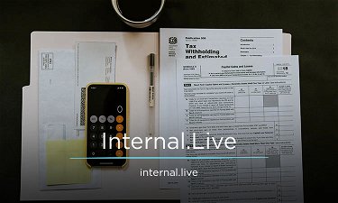 Internal.live - Creative brandable domain for sale