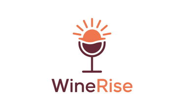 WineRise.com - Creative brandable domain for sale