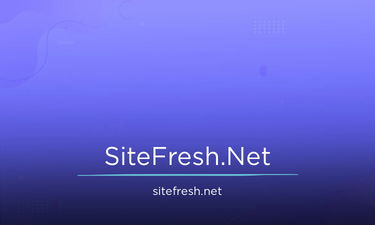 SiteFresh.Net - Creative brandable domain for sale