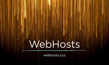 Webhosts.xyz - Creative brandable domain for sale