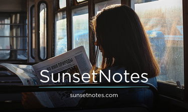 SunsetNotes.com - Creative brandable domain for sale
